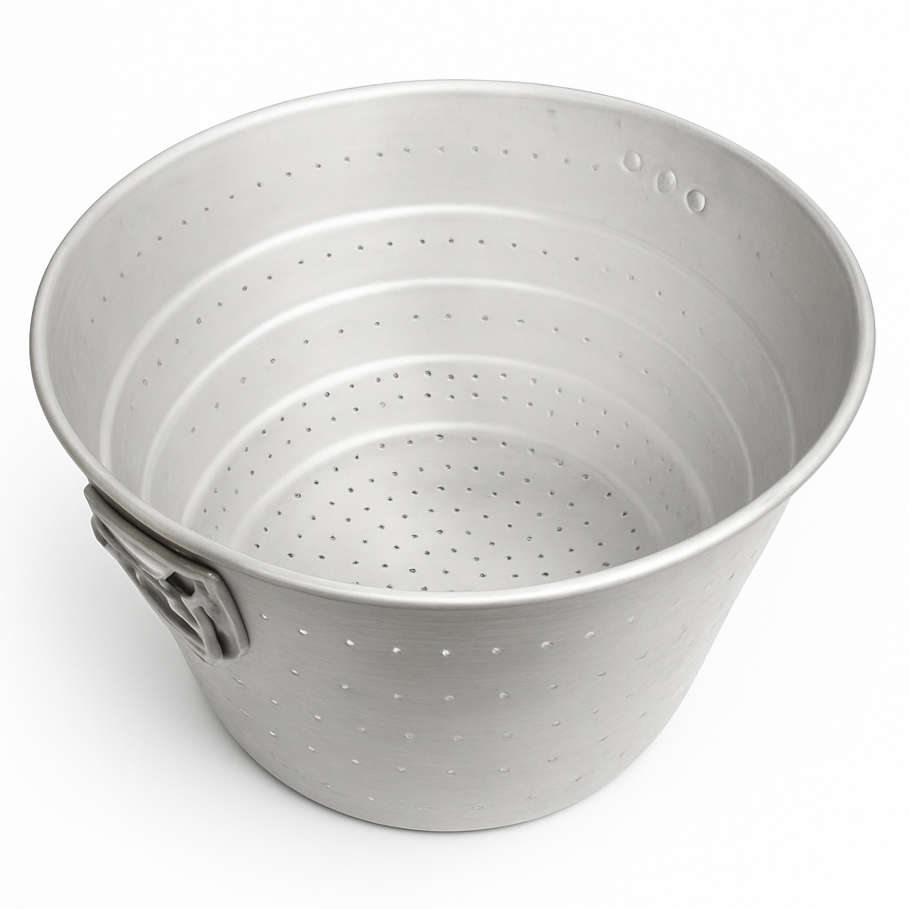 Silver Aluminium Kitchen Strainer