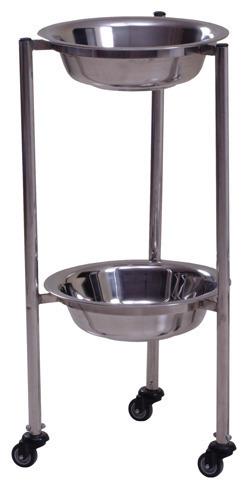 SILVER HOSPITAL BOWL STAND