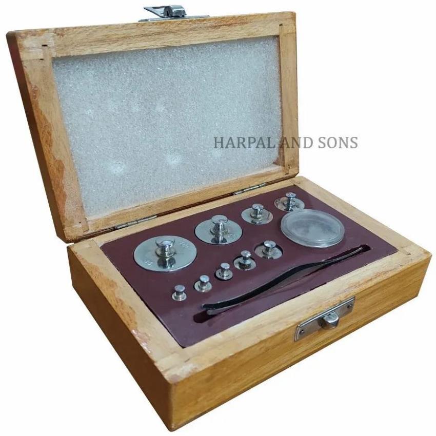 Silver Brass Chrome Plated Weight Box, Laboratory, 1 To 100 Gm