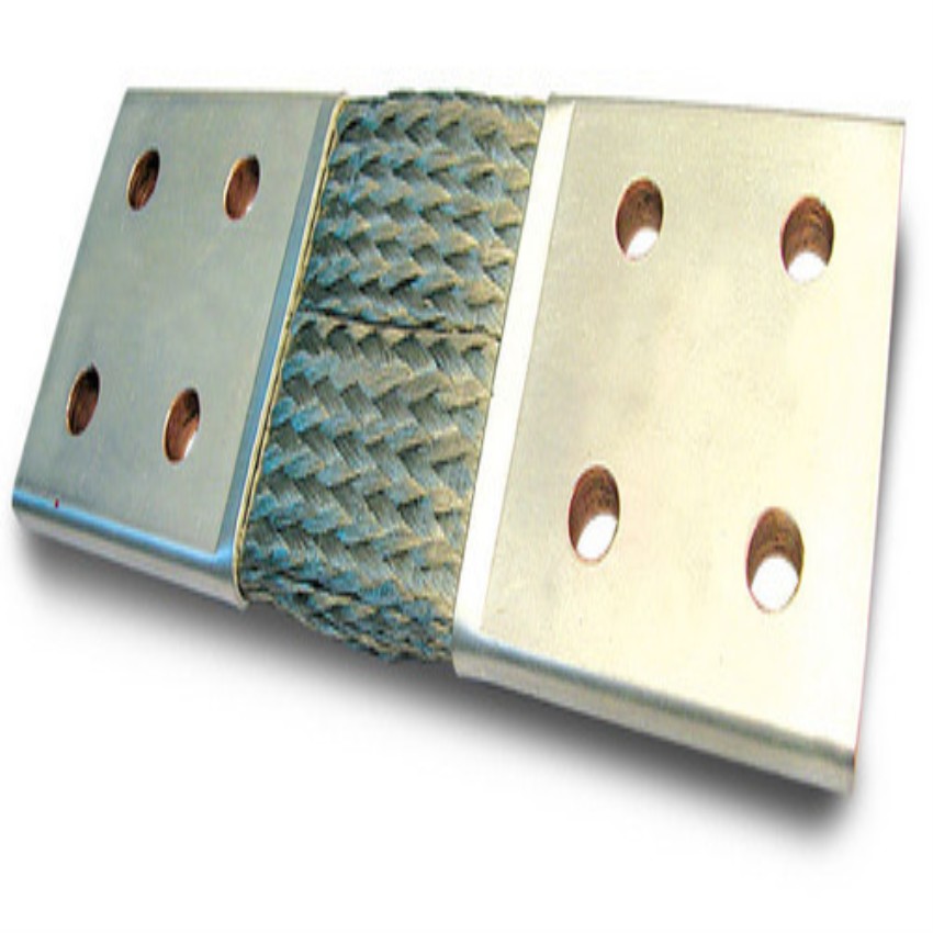 SILVER Copper Braided Jumper, 300mm