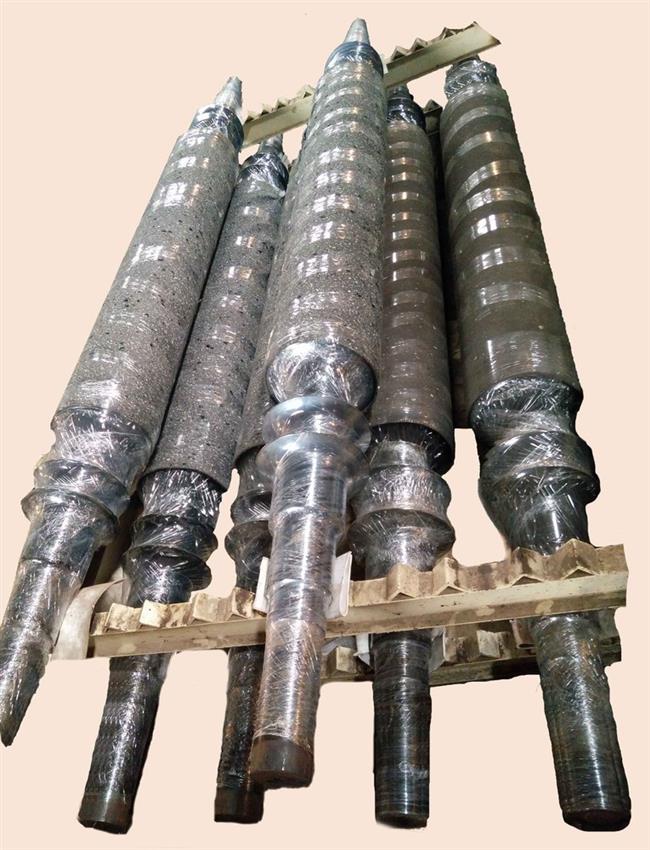 Silver Industrial Wringer Rollers