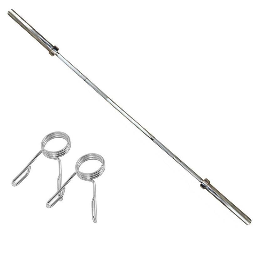 Silver Iron Olympic Weightlifting Barbell