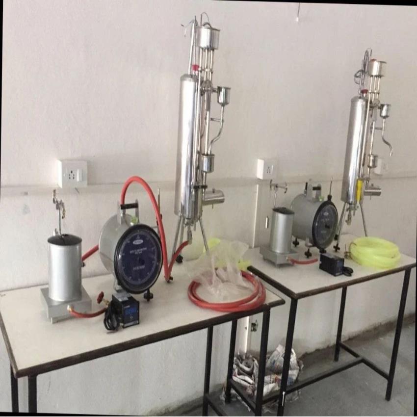 Silver Laboratory Gas Calorimeter Machine