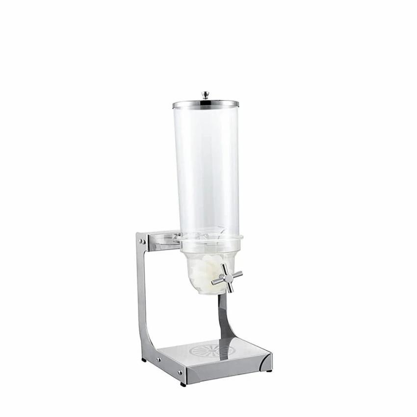 Silver Manual Cereal Dispenser Machine 4 Liters
