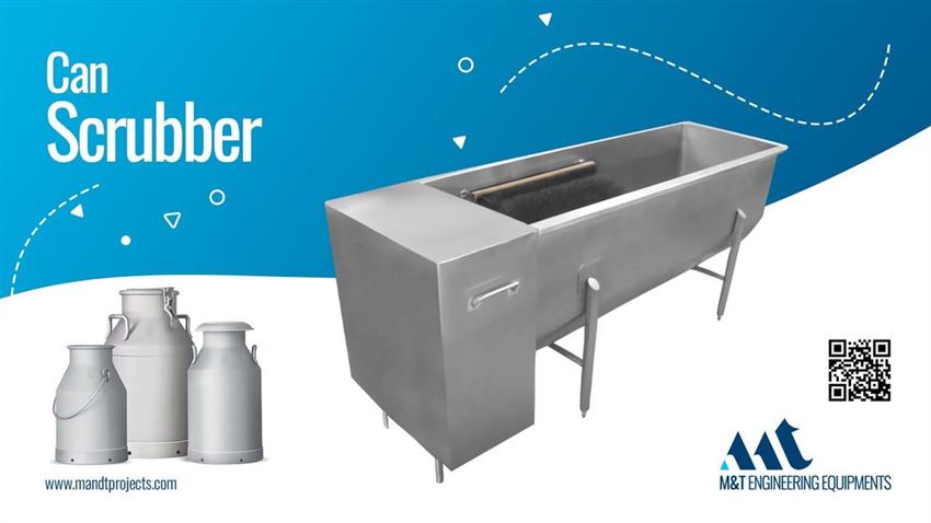 Silver Milk Can Washer, 415