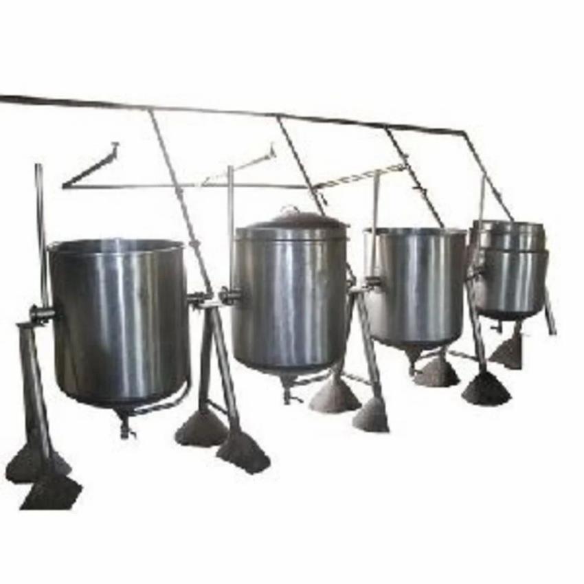 Silver Rice Cooker Vessel, SS304, 20-100L