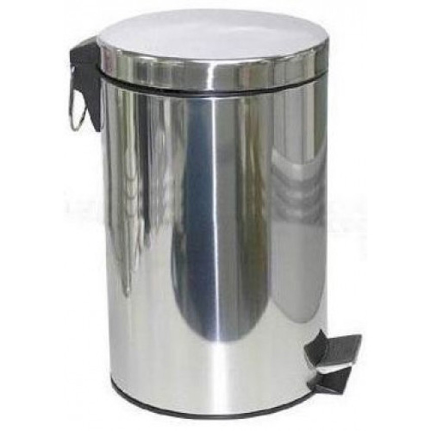 Silver SS302 Pedal Dustbin, 10x14 Inch