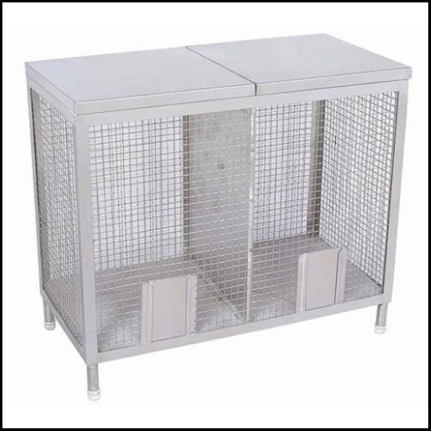 Silver Steel Potato Onion Bin, Commercial