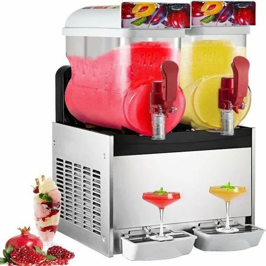 Silver Slush Dispenser Machine, 25L