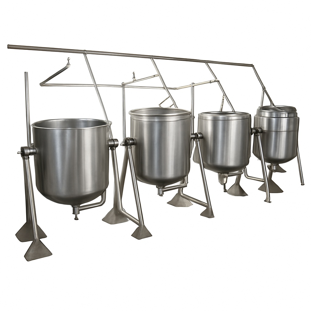 Silver SS 304 Steam Cooker