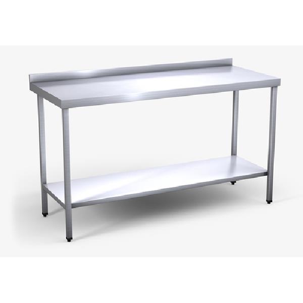 Silver Steel Table Unit