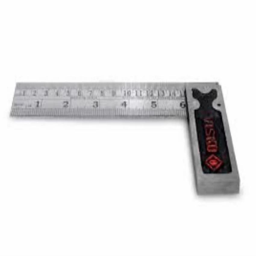 Silver Steel Carpenter Try Square 6"