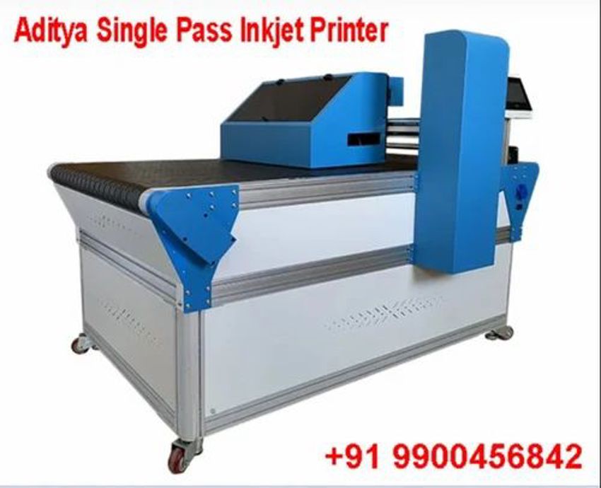 Single Pass Color Inkjet Printer