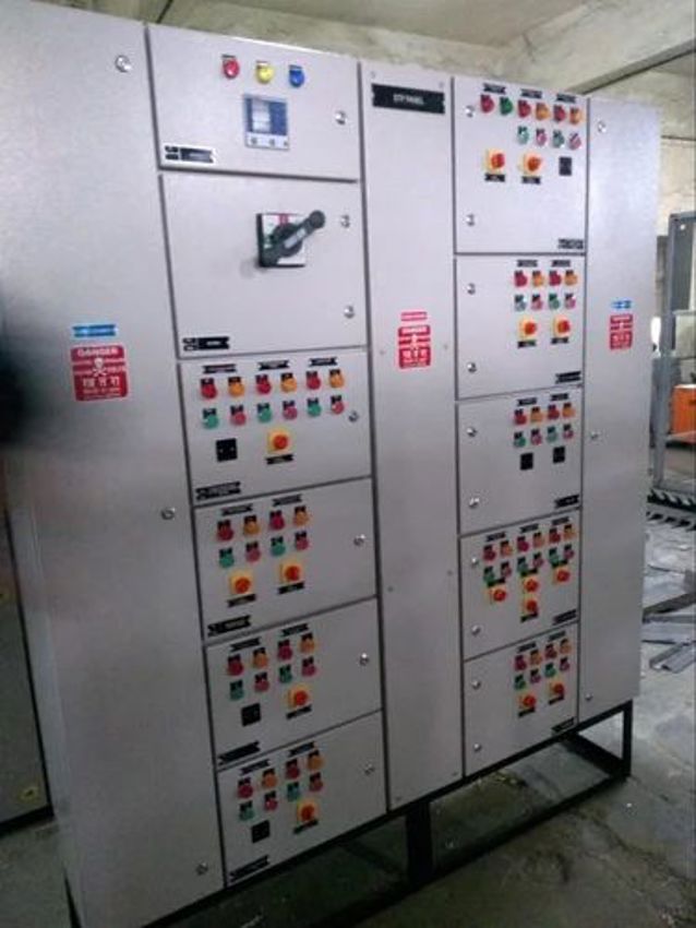 Single Phase 415V Electrical Control Panel for RBI Project, 6300 Amps