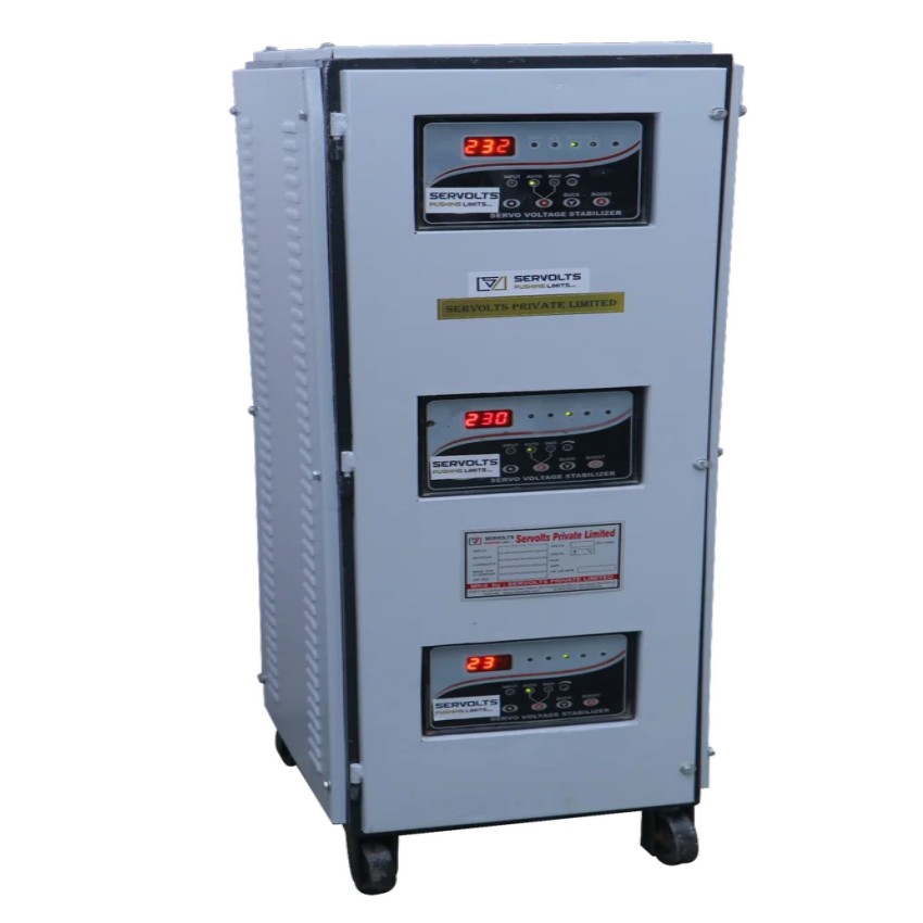 Single Phase Automatic Air Cooled Servo Stabilizer (90-280V)