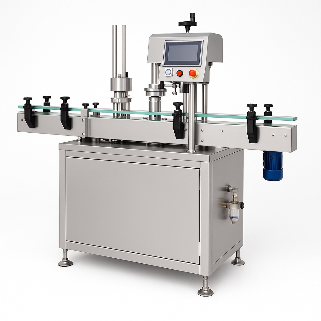 Single Phase Automatic Tin Can Seaming Machine, 30 Cpm Capacity