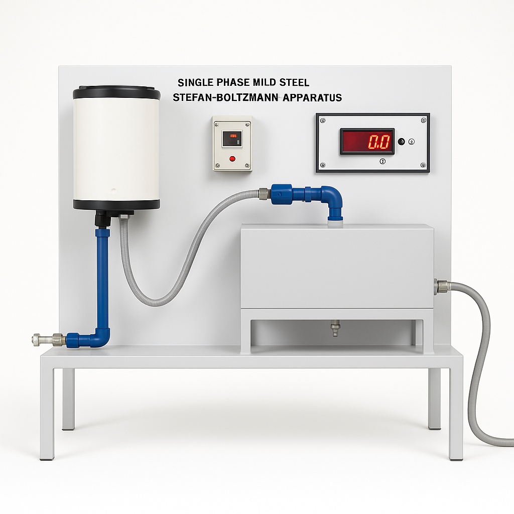Single Phase Mild Steel Stefan Boltzmann Equipment
