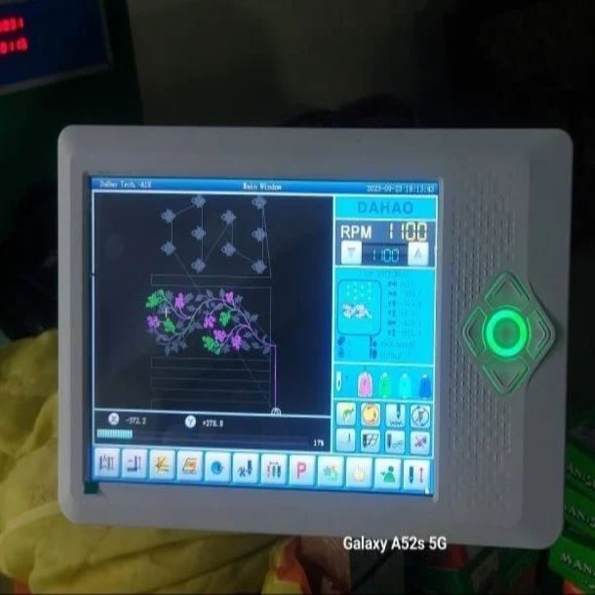 Single Phase Embroidery Machine