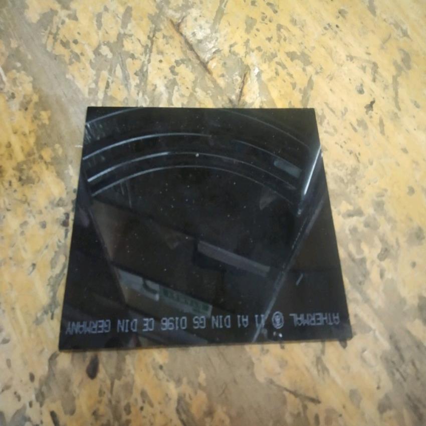 4mm Black Single Sided Welding Glass