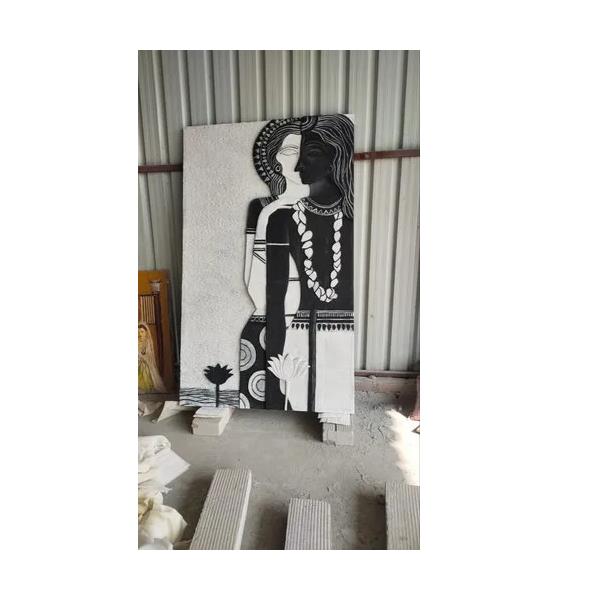 Siporex Wall Art with Wood Frame