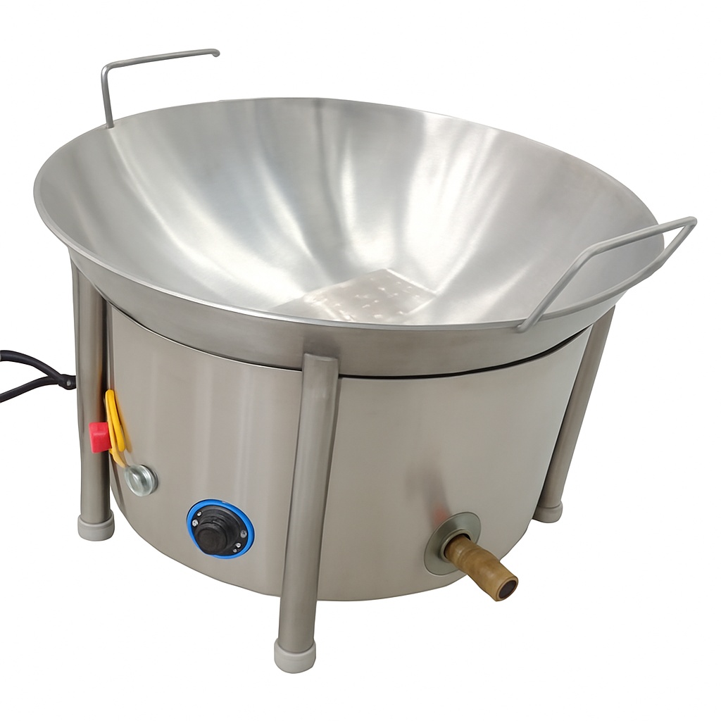 11 Inch Electric Kadai, Stainless Steel