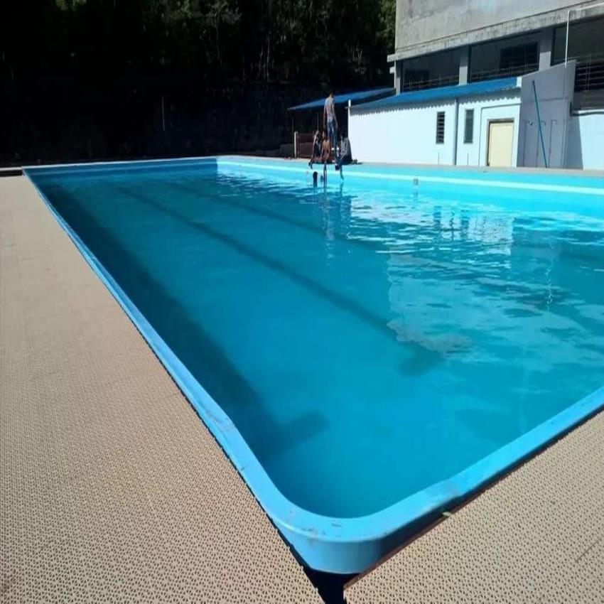 Sky Blue FRP Amusement Park Pool