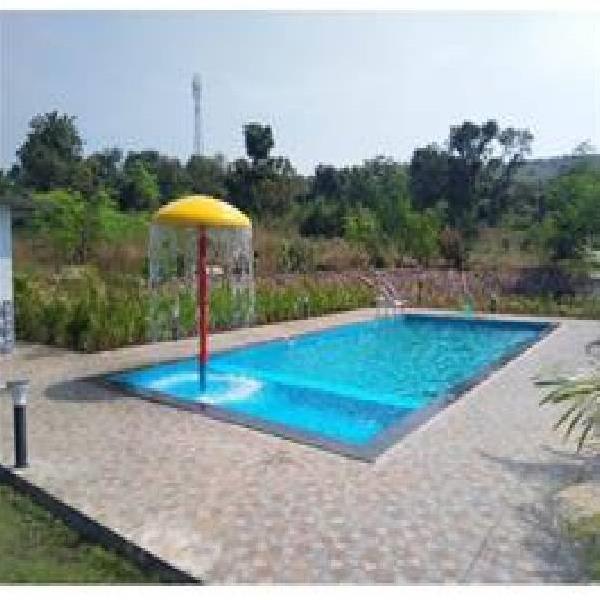 Sky Blue Outdoor Readymade Pool for Hotels