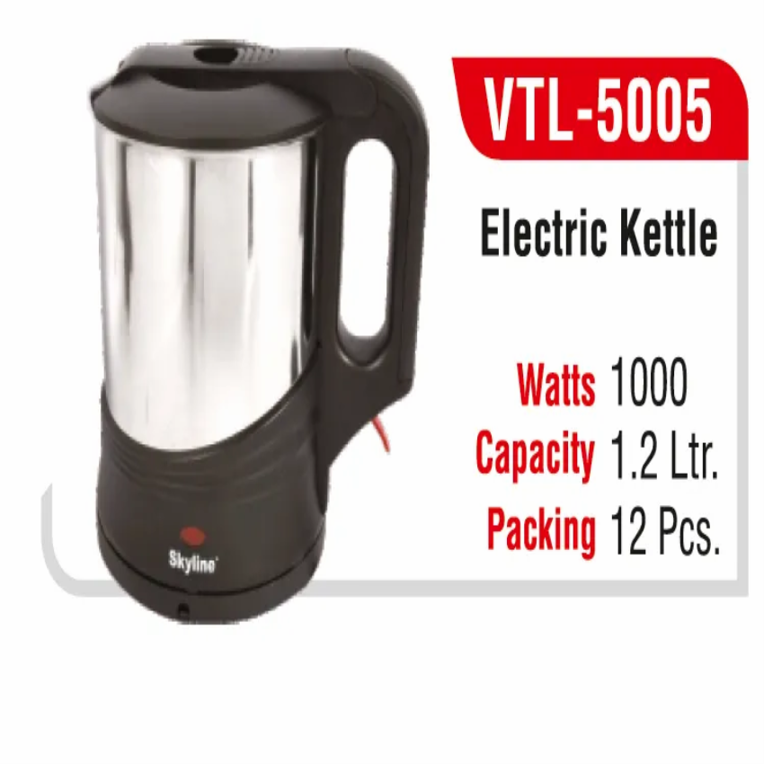 Skyline 1.2L Boil-Only Electric Kettle