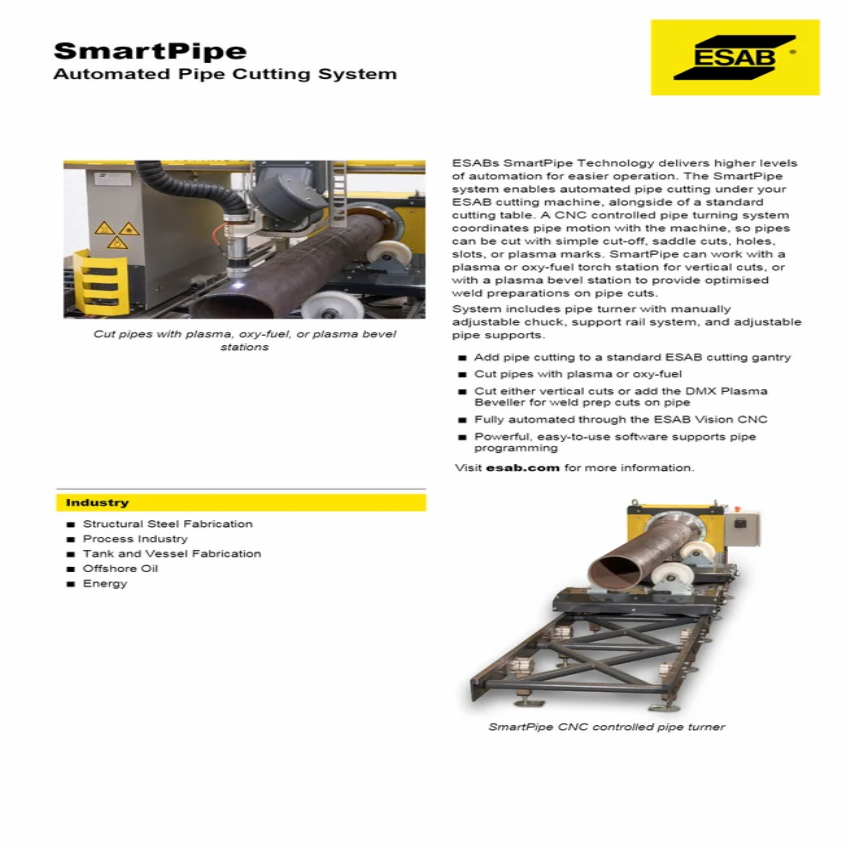 Smart Automated Pipe Bevelling Machine