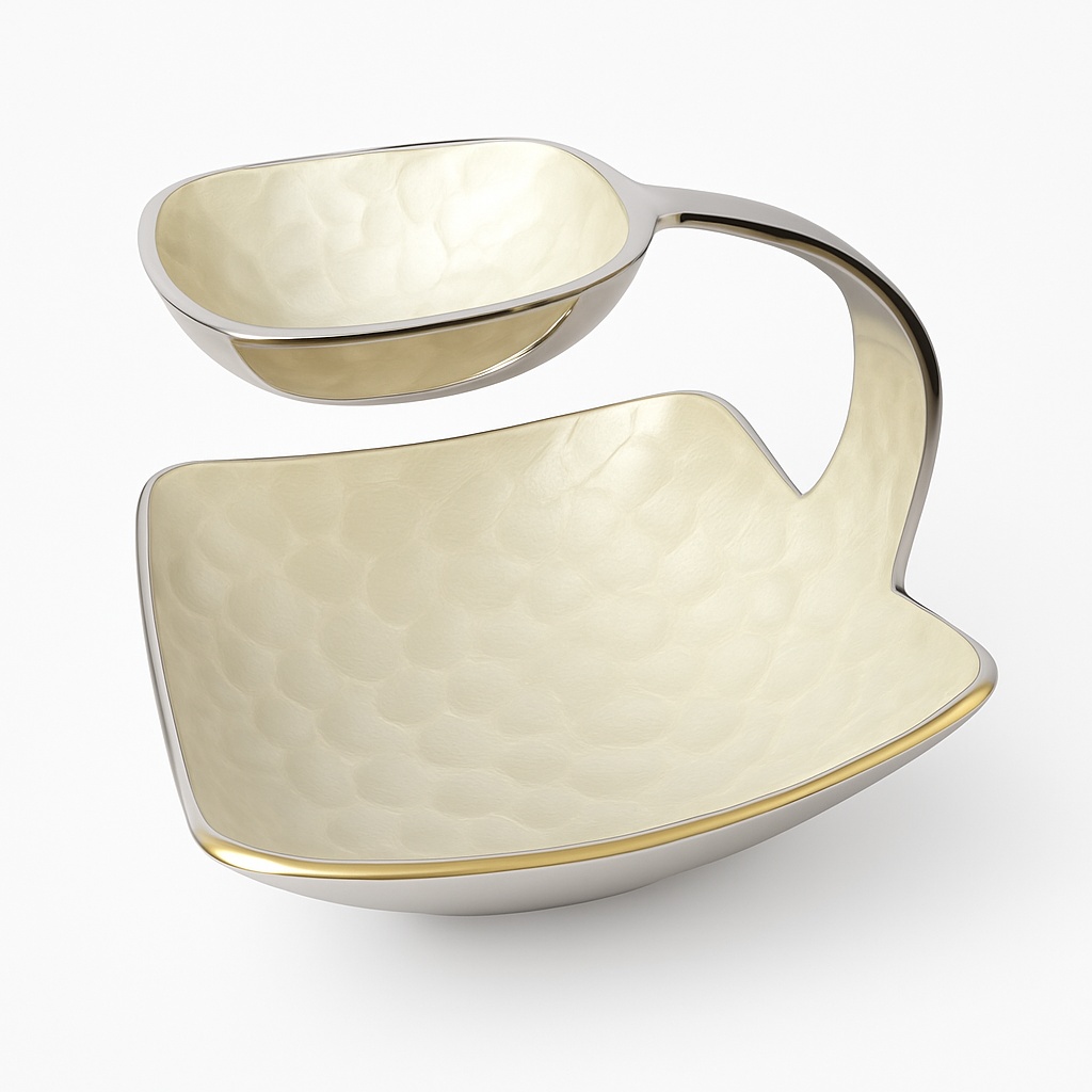 Square Snack Serving Dish