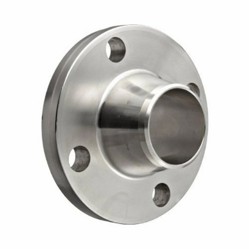 SS 304 Weld Neck Raised Face Flange, Polished