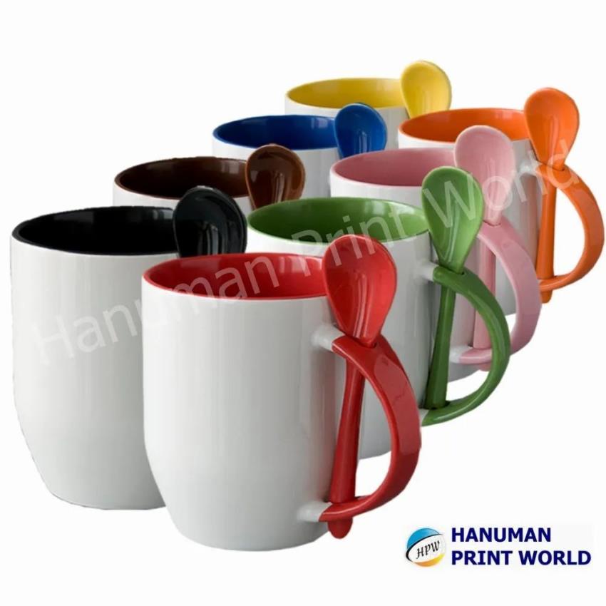 Spoon Ceramic Mug, 400 ml