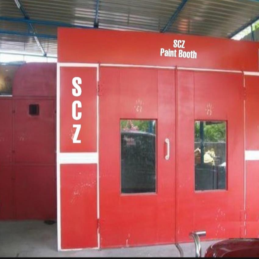 Automatic Spray and Bake Painting Machine