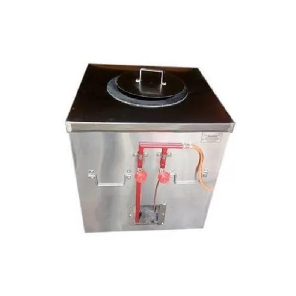 Square Stainless Steel Gas Tandoor