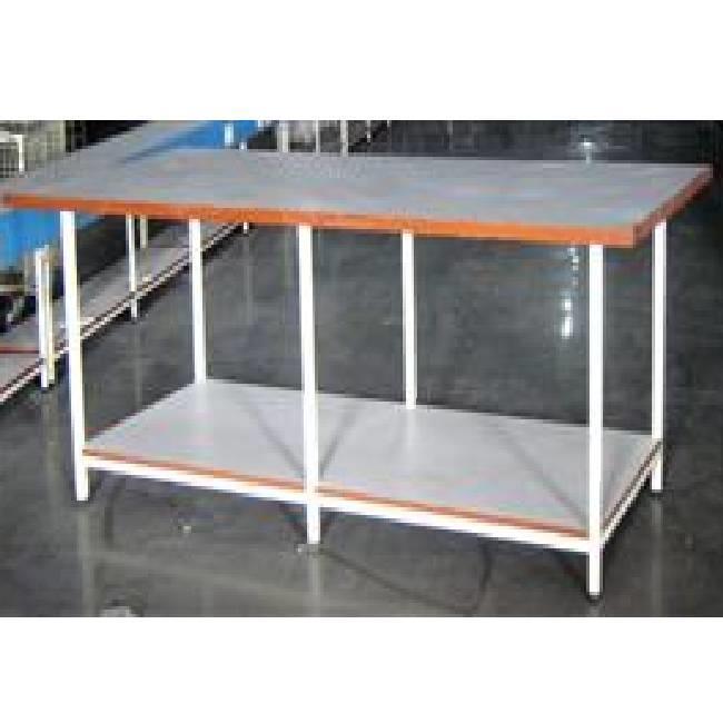 Square Tube Frame Fabric Checking Table, 8'x4'x3'