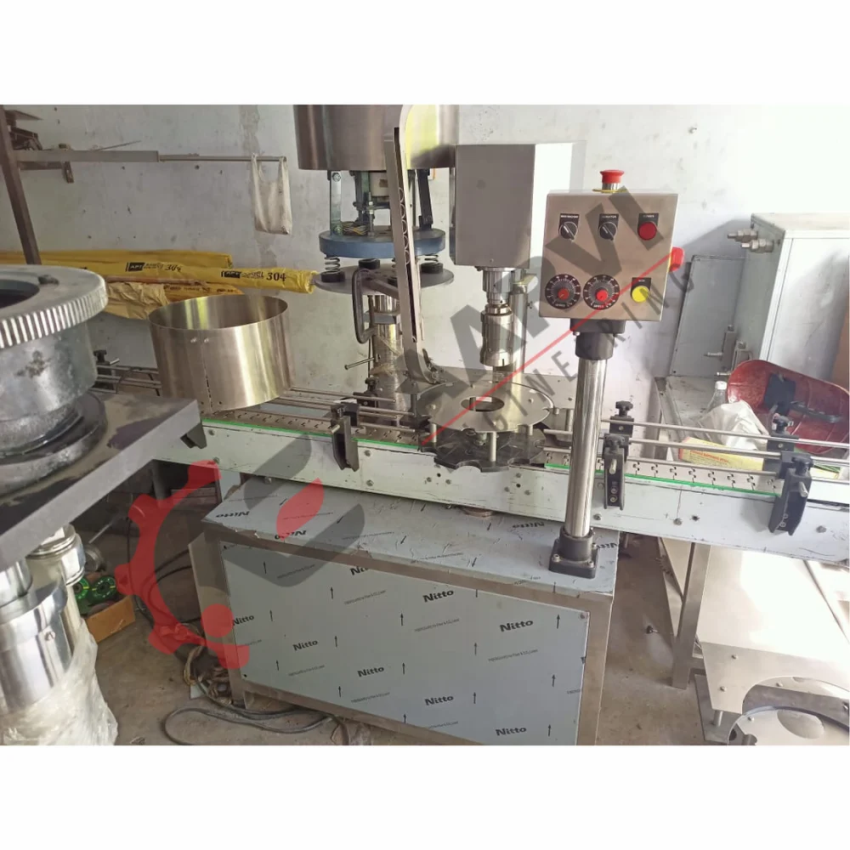 SS 304 Automatic 4 Head Capping Machine
