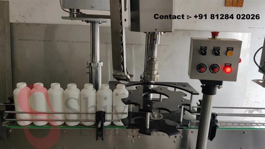 SS-304 Automatic Eight Head Screw Capping Machine