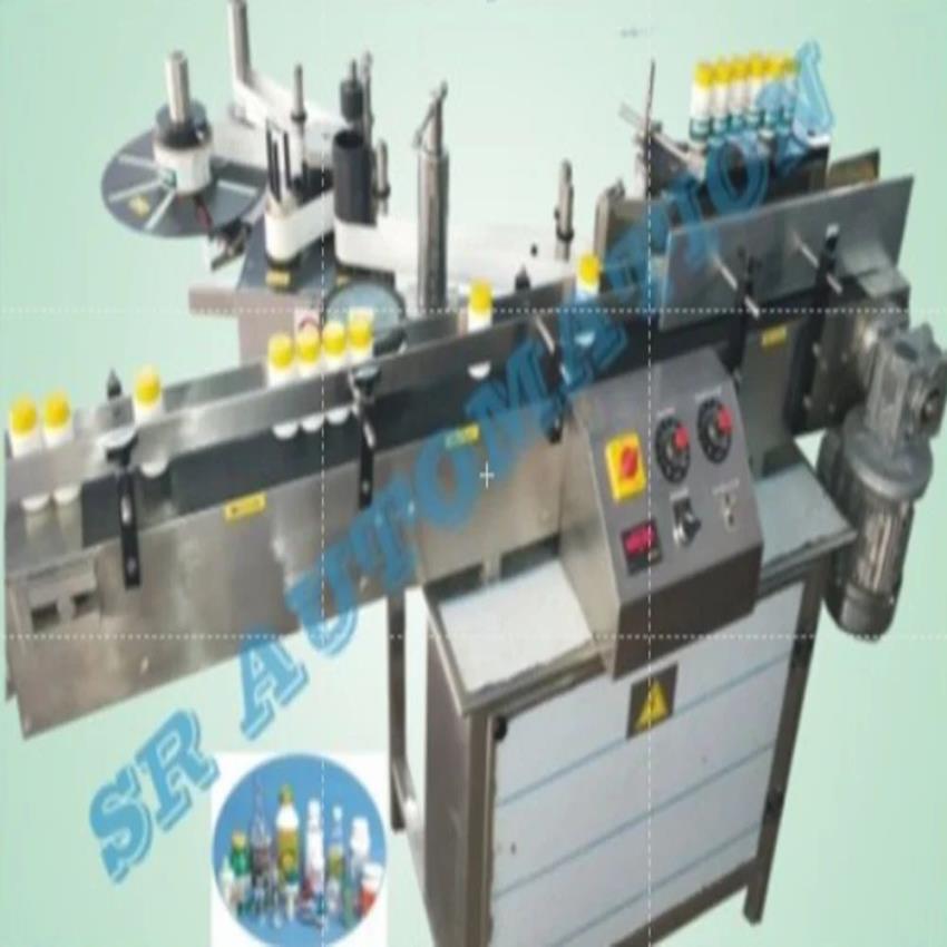 SS 304 Pharma Round Labeling Machine