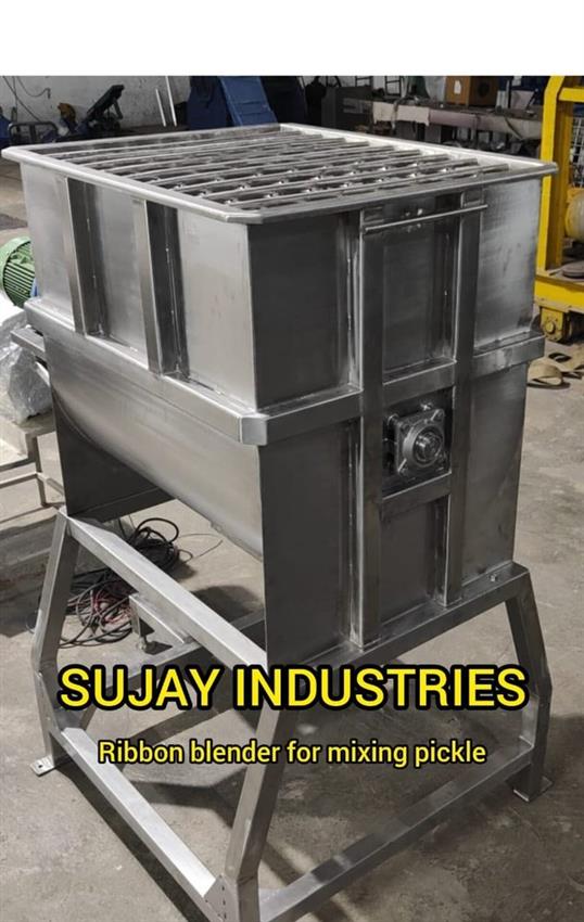 SS-304 U-shape Ribbon Blender
