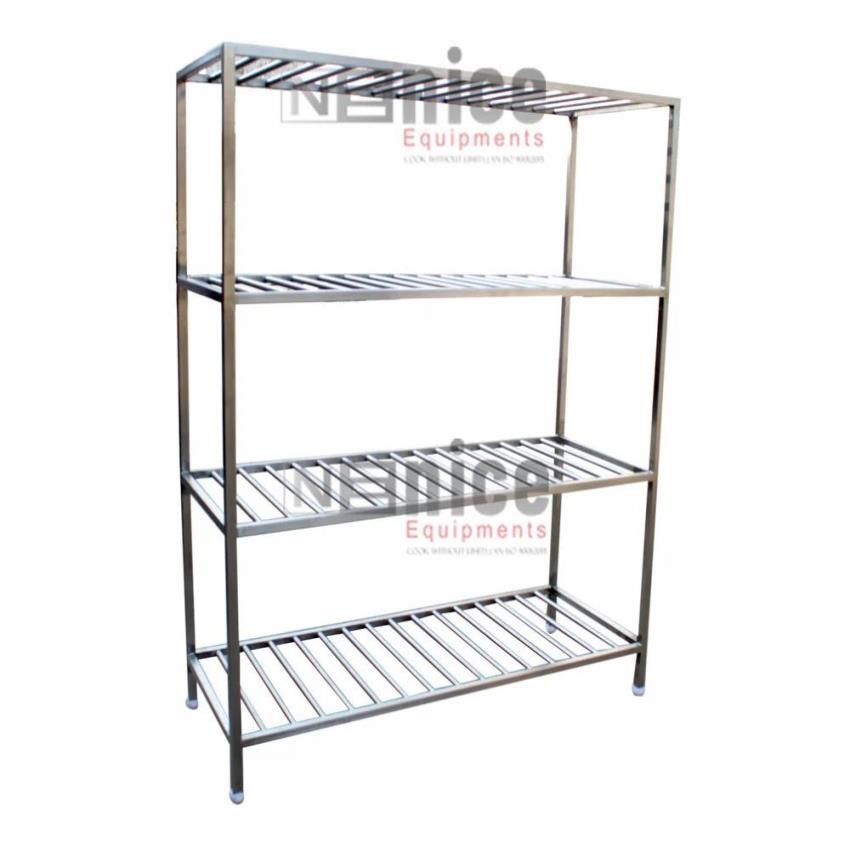 SS 4 Tier Pot Rack, 50 kg Load