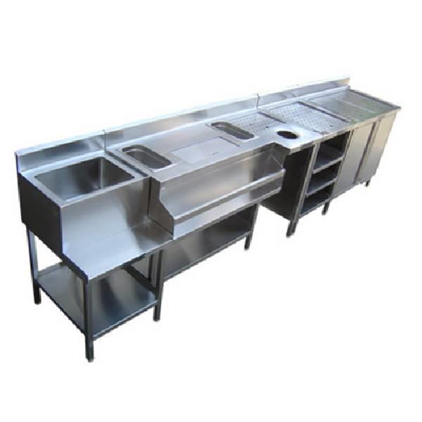 SS Bar Counter - 900x600x800 mm