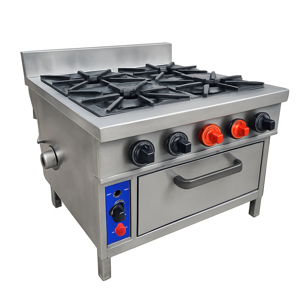 SS Continental Cooking Equipment with Oven