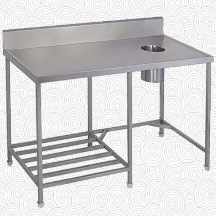 SS Dish Landing Counter For Hotels