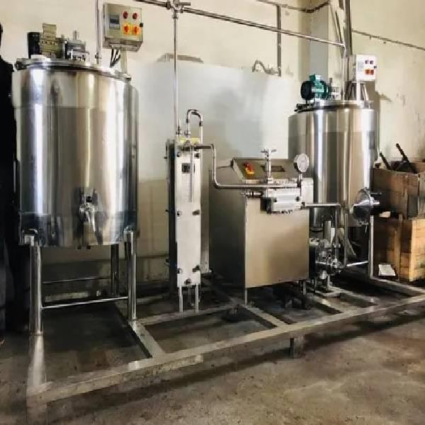 SS Ice Cream Production Plant, 100 L/hr