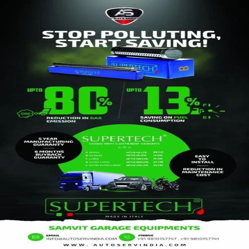 SS Vehicle Pollution Control Machine