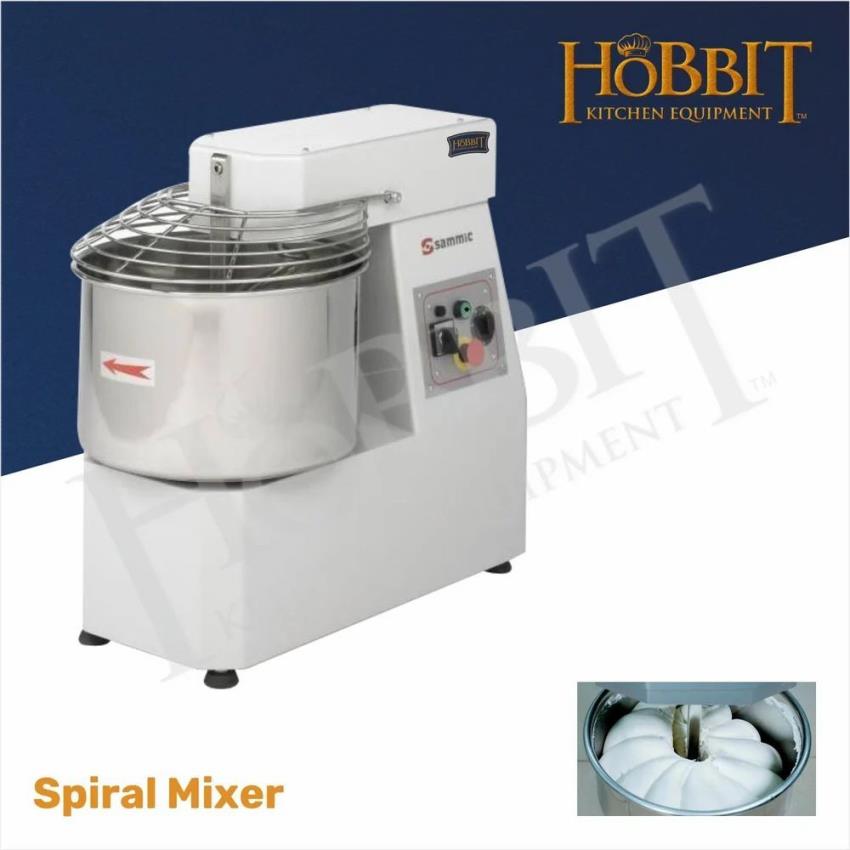 SS Removable Bowl Spiral Mixer Equipment