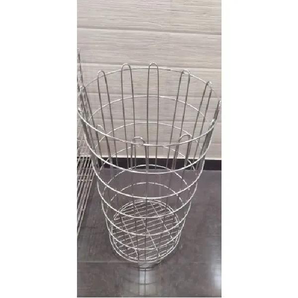 Round SS Wire Display Basket