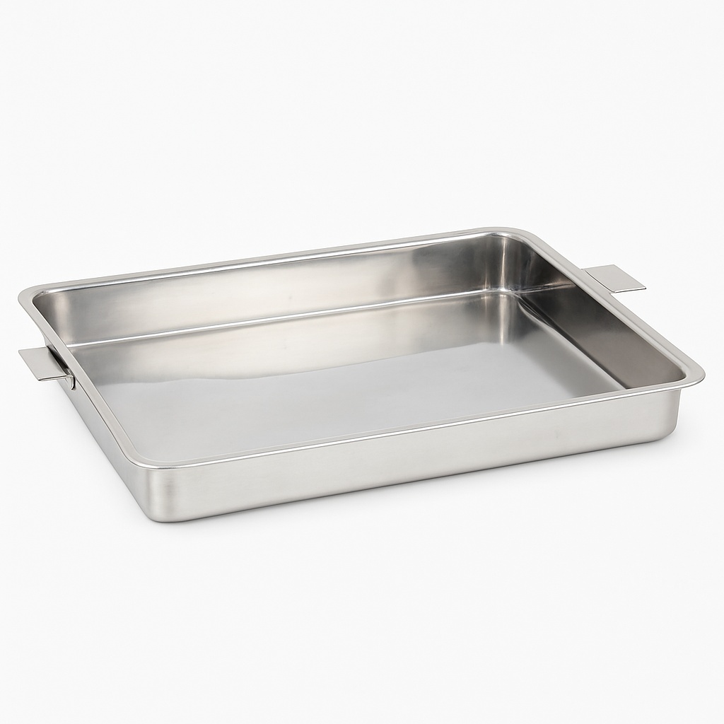 Rectangular Steel Hospital Tray