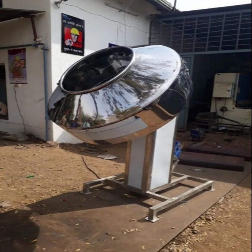 SS/MS Coating Pan, SS-304 Grade, 15-25 Kgs