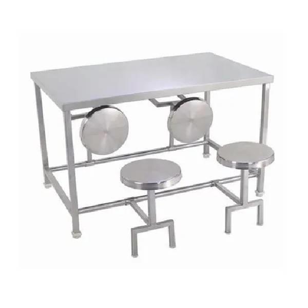 Steel Canteen Dining Table Customized